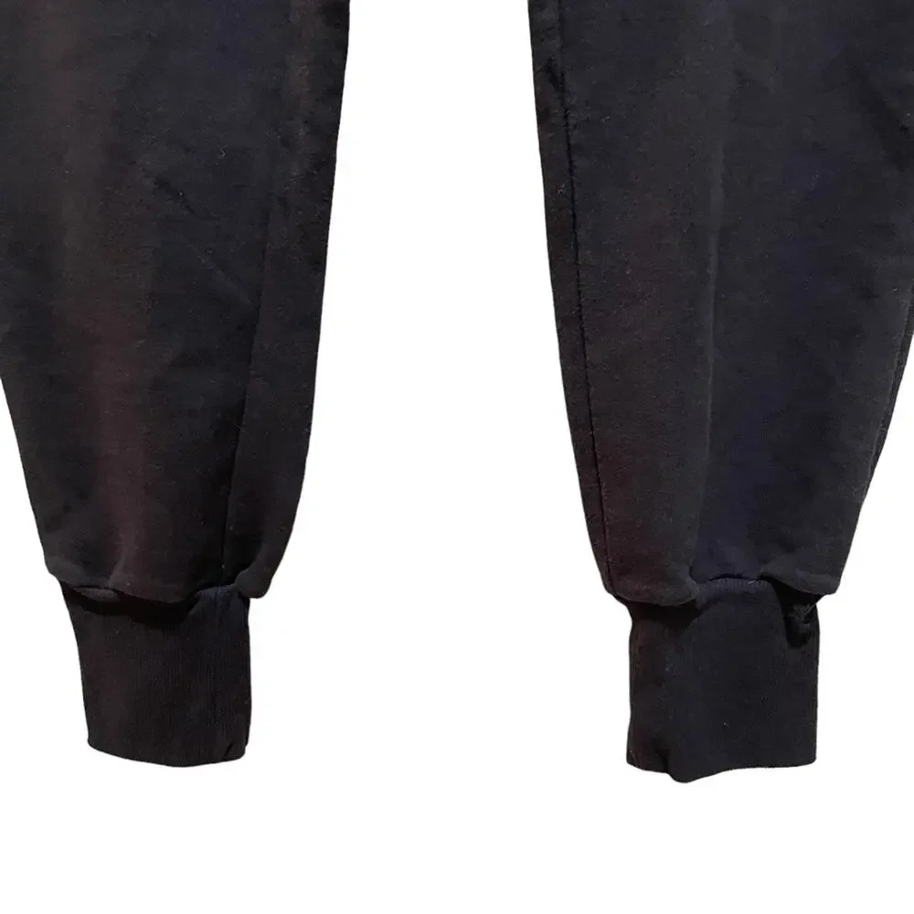 Romeo & Juliet Couture Lace Up Jogger Pants Black High Rise Women’s Size Large